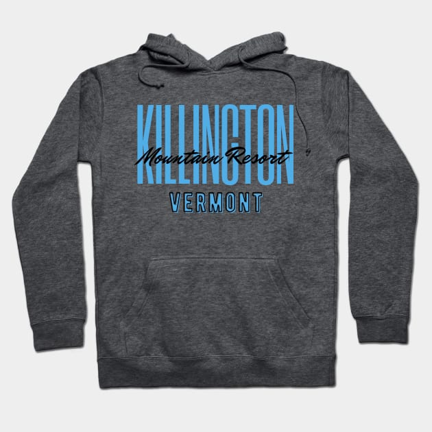 Killington Mountain Resort Vermont U.S.A. Gift Ideas For The Ski Enthusiast. Hoodie by Papilio Art